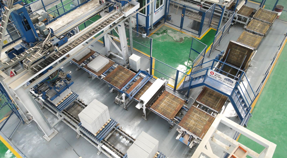 Quangong's palletizing system e faatelevaveina le 